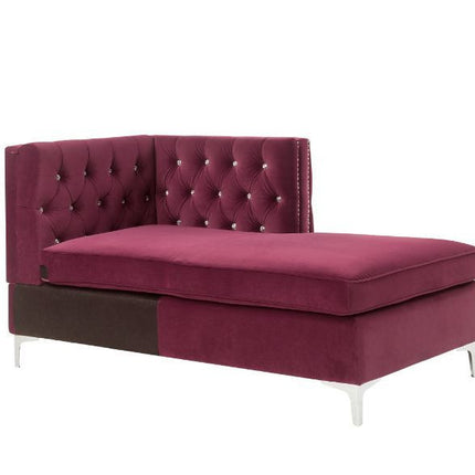 Acme Jaszira Modular Sectional Set - Burgundy - 57330-Lounge Set-BUR  1