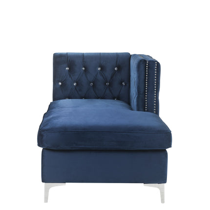 Acme Jaszira Modular Sectional Set - Burgundy - 57340-Lounge Set-Blue  2