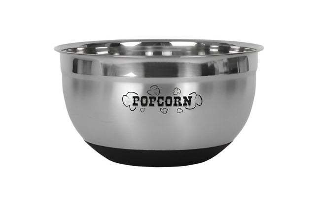 Sleek Stainless Steel Popcorn Serving Bowl HomeRoots