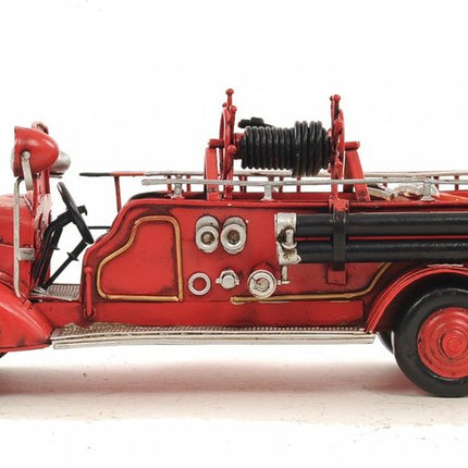 6" Red Metal Hand Painted Model Car