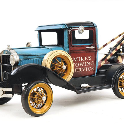 6" Blue And Black Metal Hand Painted Model Car HomeRoots