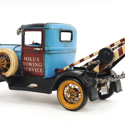 6" Blue And Black Metal Hand Painted Model Car HomeRoots