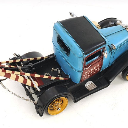 6" Blue And Black Metal Hand Painted Model Car HomeRoots