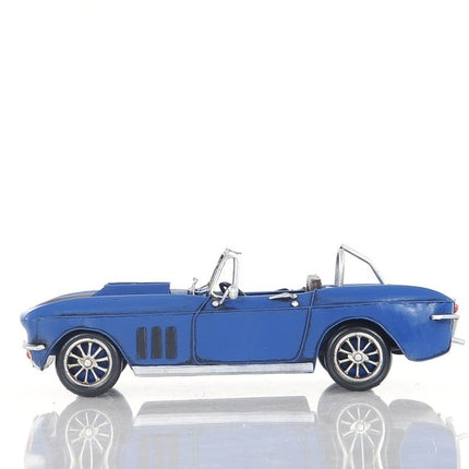Blue Corvette Stingray Sculpture HomeRoots