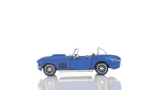 Blue Corvette Stingray Sculpture HomeRoots