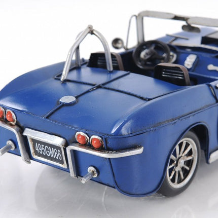 Blue Corvette Stingray Sculpture HomeRoots