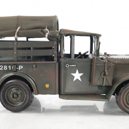 7" Green Metal Hand Painted Model Car
