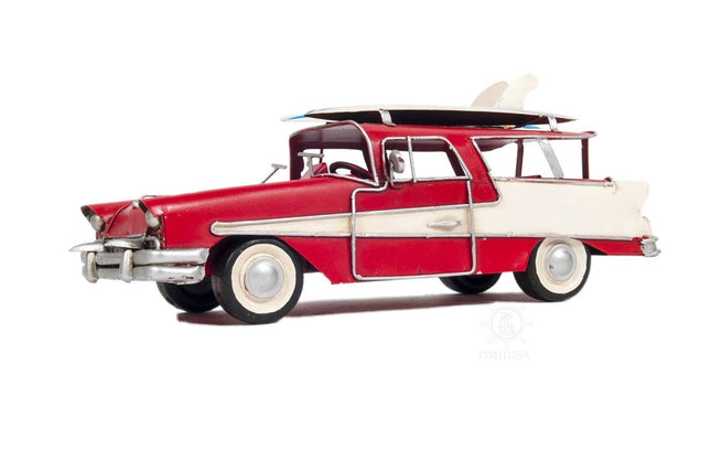 c1957 Red Ford Country Squire Station Wagon Sculpture HomeRoots