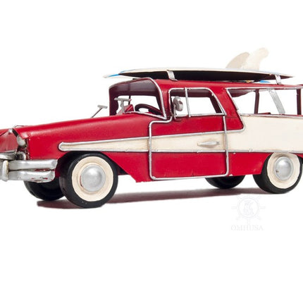 c1957 Red Ford Country Squire Station Wagon Sculpture HomeRoots