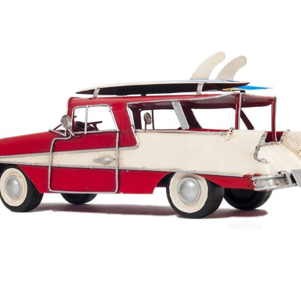 c1957 Red Ford Country Squire Station Wagon Sculpture HomeRoots
