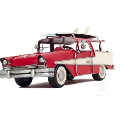 c1957 Red Ford Country Squire Station Wagon Sculpture HomeRoots
