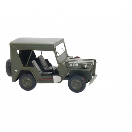 c1940 Willys Quad Overland Jeep Sculpture HomeRoots