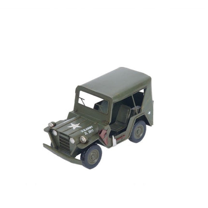 c1940 Willys Quad Overland Jeep Sculpture HomeRoots