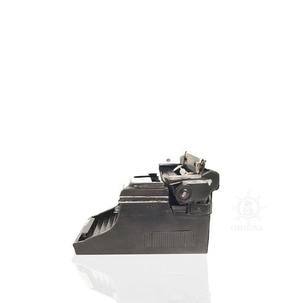 9" Black Metal German Replica Typewriter Tabletop Sculpture HomeRoots