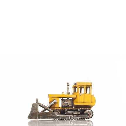 7" Yellow Metal Hand Painted Model Car