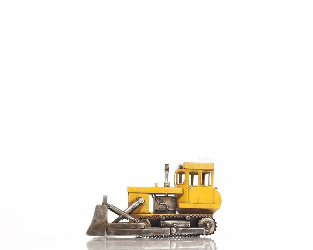 7" Yellow Metal Hand Painted Model Car HomeRoots