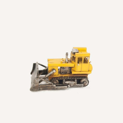7" Yellow Metal Hand Painted Model Car