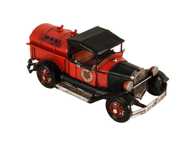 5" Red And Black Metal Hand Painted Model Car HomeRoots