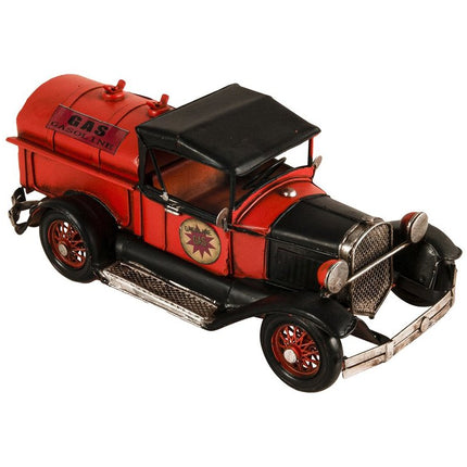 5" Red And Black Metal Hand Painted Model Car