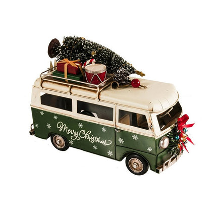c1960s Volkswagen Christmas Bus Sculpture HomeRoots