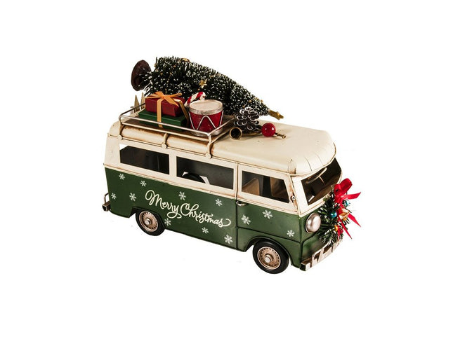 c1960s Volkswagen Christmas Bus Sculpture HomeRoots