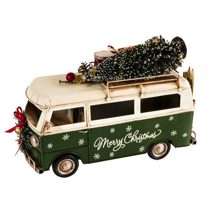 c1960s Volkswagen Christmas Bus Sculpture HomeRoots