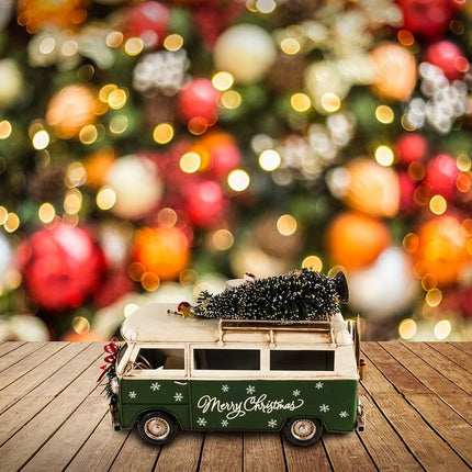 c1960s Volkswagen Christmas Bus Sculpture HomeRoots