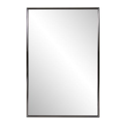 36" Gunmetal Metal Framed Accent Mirror HomeRoots