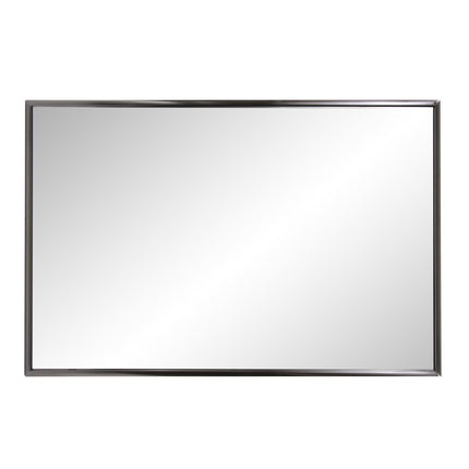 36" Gunmetal Metal Framed Accent Mirror HomeRoots