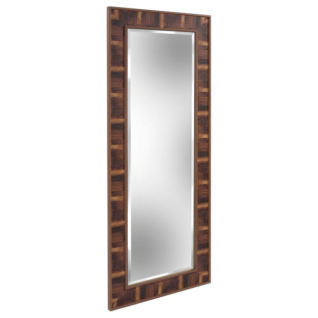 60" Brown Framed Full Length Hanging Mirror HomeRoots