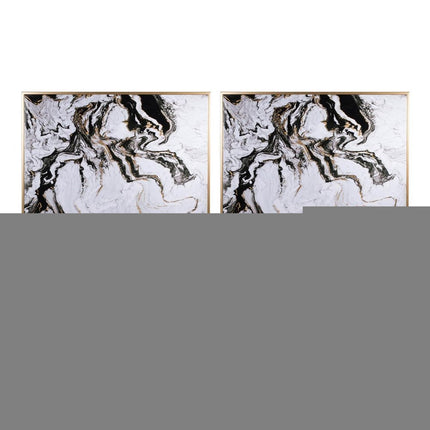 Set of Two White Framed Art HomeRoots