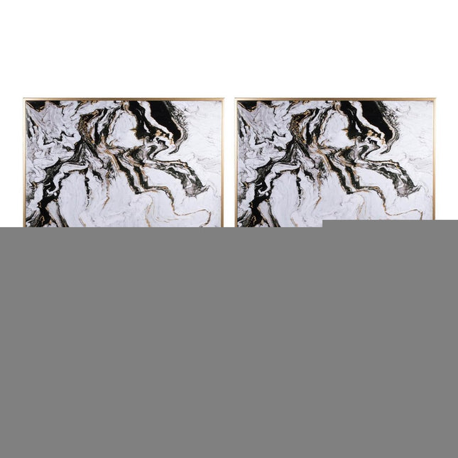 Set of Two White Framed Art HomeRoots