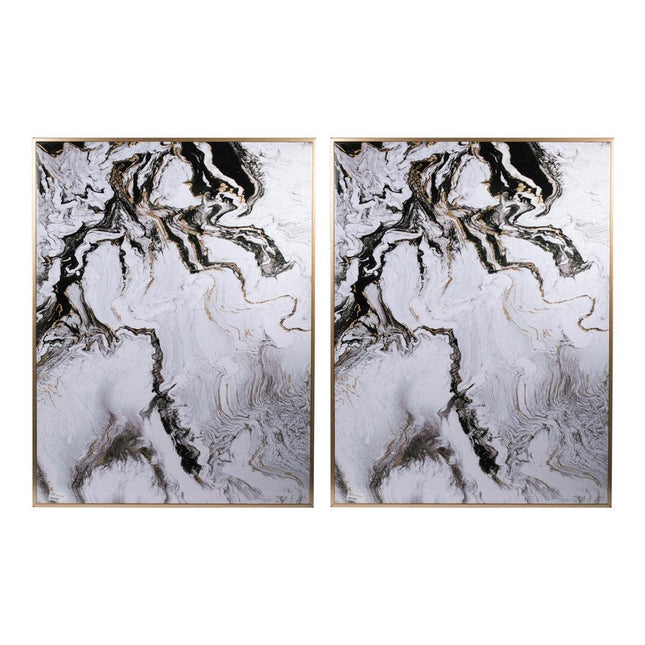 Set of Two White Framed Art HomeRoots