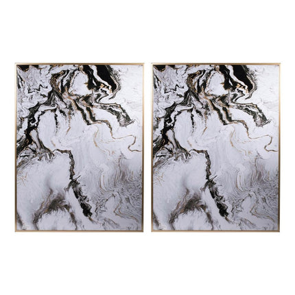 Set of Two White Framed Art HomeRoots