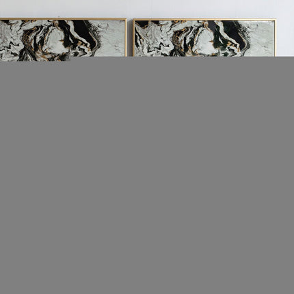 Set of Two White Framed Art HomeRoots