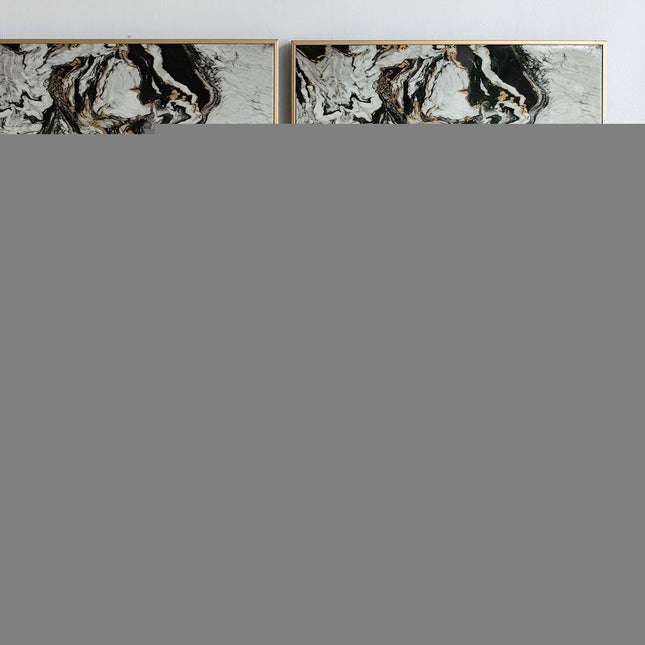 Set of Two White Framed Art HomeRoots