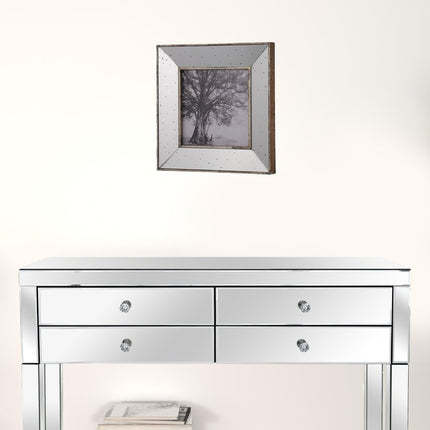 Set of Two Gray Square Framed Art HomeRoots