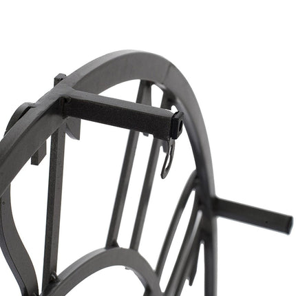 Round Decorative Gear Iron Wall Clock HomeRoots