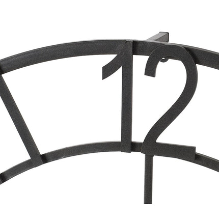 Round Decorative Gear Iron Wall Clock HomeRoots