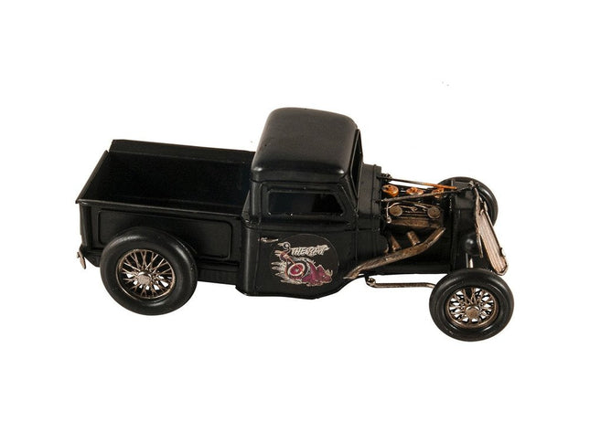 5" Black Metal Hand Painted Model Car HomeRoots