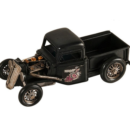 5" Black Metal Hand Painted Model Car HomeRoots