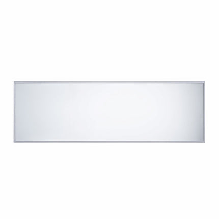 50" Silver Wood and Glass Three Drawer Credenza with Two Doors HomeRoots