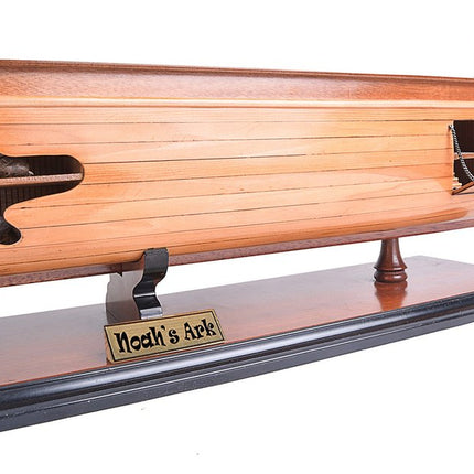 8" Wooden Manufactured Wood Hand Painted Decorative Boat HomeRoots