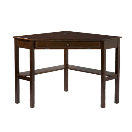 Espresso Corner Computer Desk HomeRoots