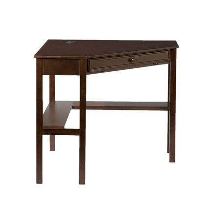 Espresso Corner Computer Desk HomeRoots