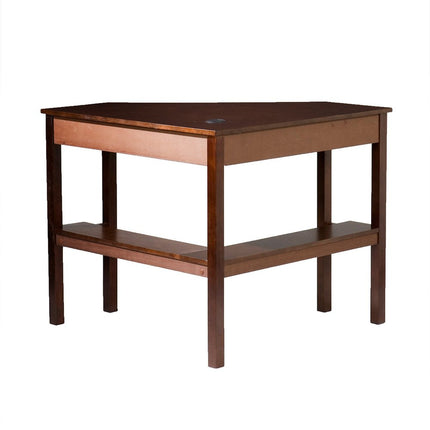 Espresso Corner Computer Desk HomeRoots