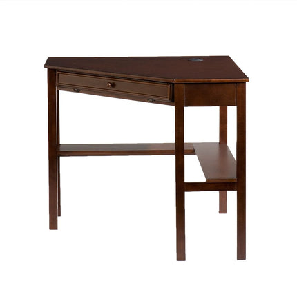 Espresso Corner Computer Desk HomeRoots