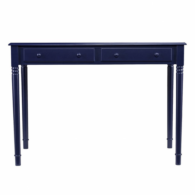 Navy Blue Writing Desk HomeRoots