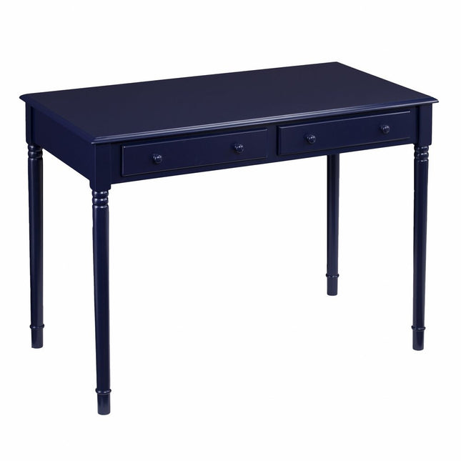 Navy Blue Writing Desk HomeRoots