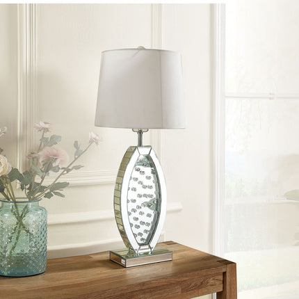 ACME 40215 Nysa Table Lamp, Mirrored & Faux Crystals